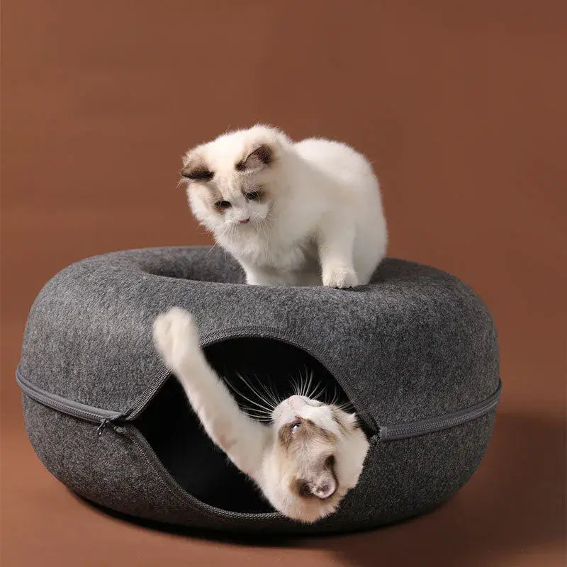 Cat Donut Bed - Bunny Lane 